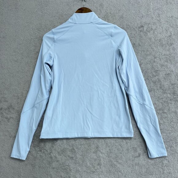 Mondetta Women's XS Light Blue Quarter-Zip Long Sleeve Active Sweatshirt - Picture 6 of 13